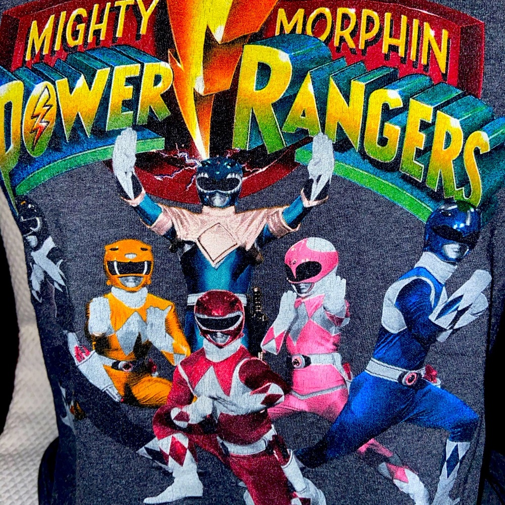 Power Rangers Mighty Morphin t shirt